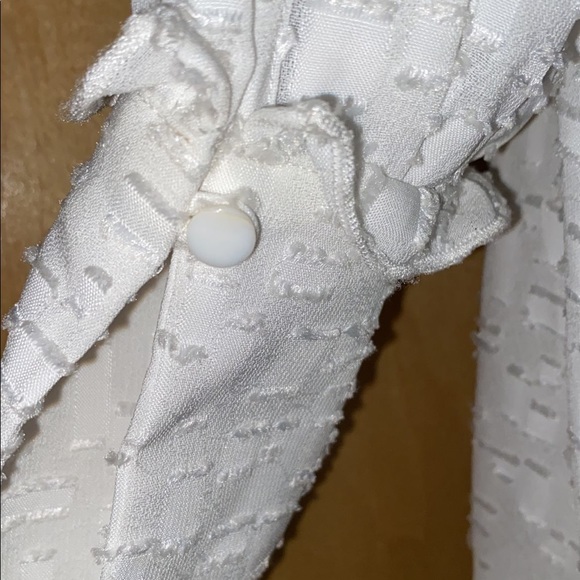 IRO Mijo Woven Ruffle Dress In White - Picture 3 of 14